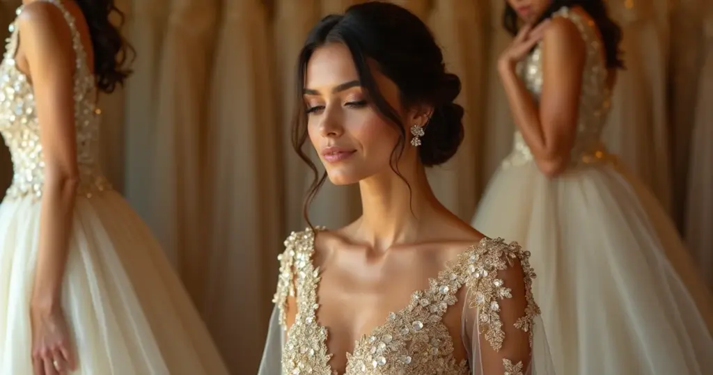 Quanto custa vestido noiva dourado alta costura? Veja o que justifica cada centavo Quanto custa vestido noiva dourado alta costura? Veja o que justifica cada centavo
