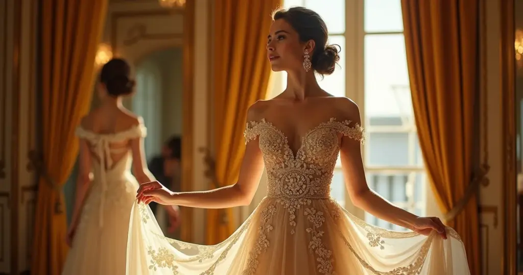 Quanto custa vestido noiva dourado luxuoso? Veja como caber no seu bolso