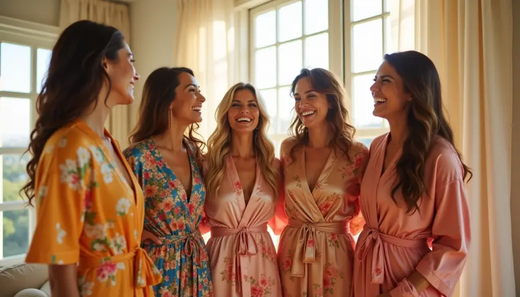 38 Ideias Incríveis de Robe das Madrinhas para Fotos Perfeitas