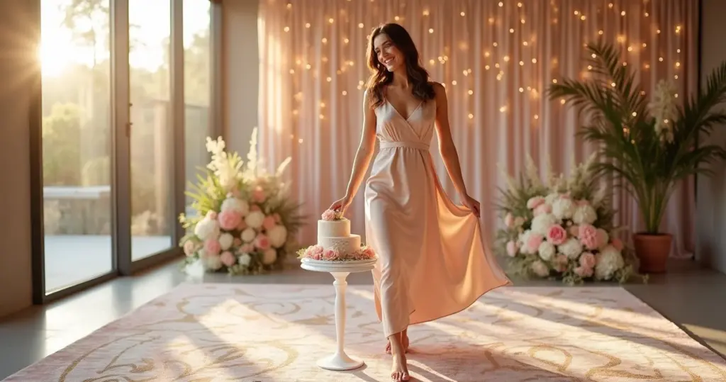 9 Ideias de Tapete para a Área do Bolo que Transformam sua Festa