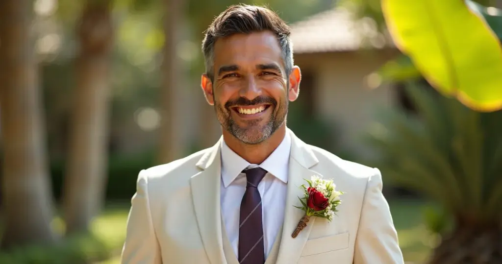 27 Ideias de Traje do Noivo para Brilhar com Elegância e Conforto 27 Ideias de Traje do Noivo para Brilhar com Elegância e Conforto