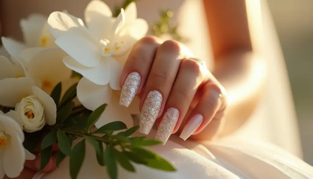 60 Ideias de Unhas de Noiva em Gel que Duram do Altar à Lua de Mel