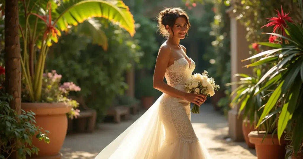 27 Ideias de Vestido de Noiva Pequena Sereia que Transformam Seu Corpo