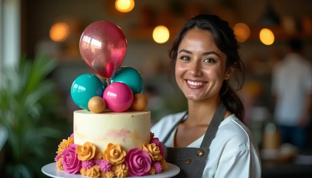 75 Ideias de Bolo Decorado Balão para Arrasar na Festa