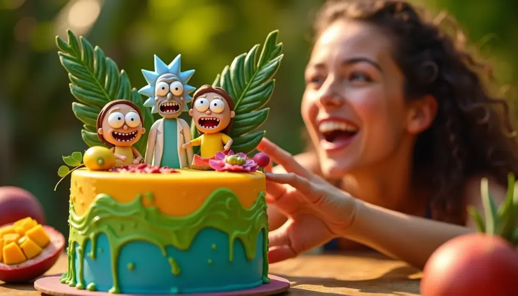 50 Ideias de Bolo Decorado Rick And Morty para Arrasar na Festa