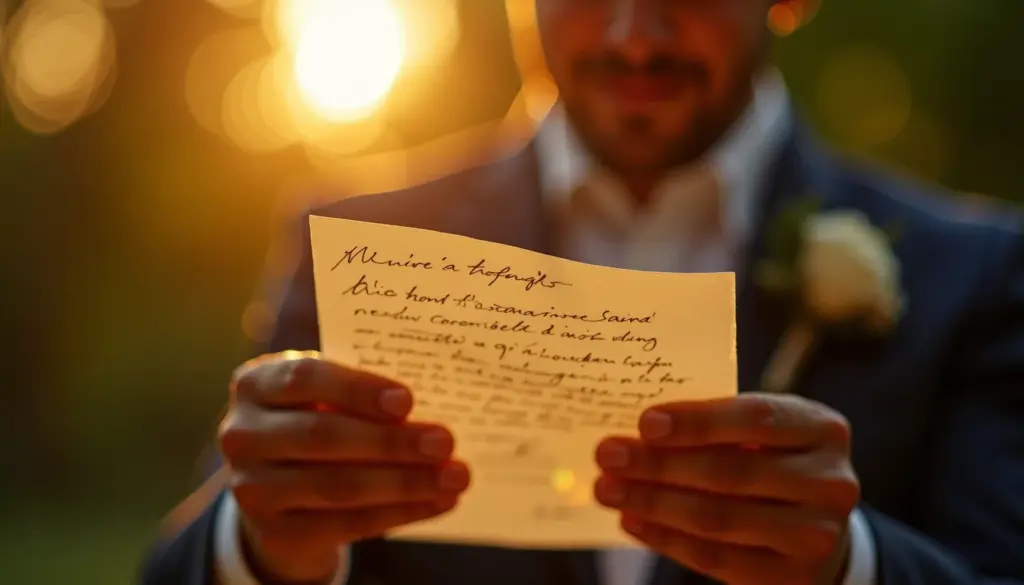 Carta para o noivo ler antes da cerimônia: frases que emocionam Carta para o noivo ler antes da cerimônia: frases que emocionam