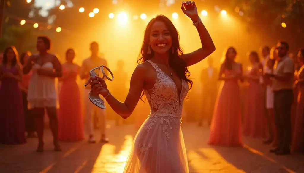 Chinelo para noiva festa: o truque que salva seus pés na pista