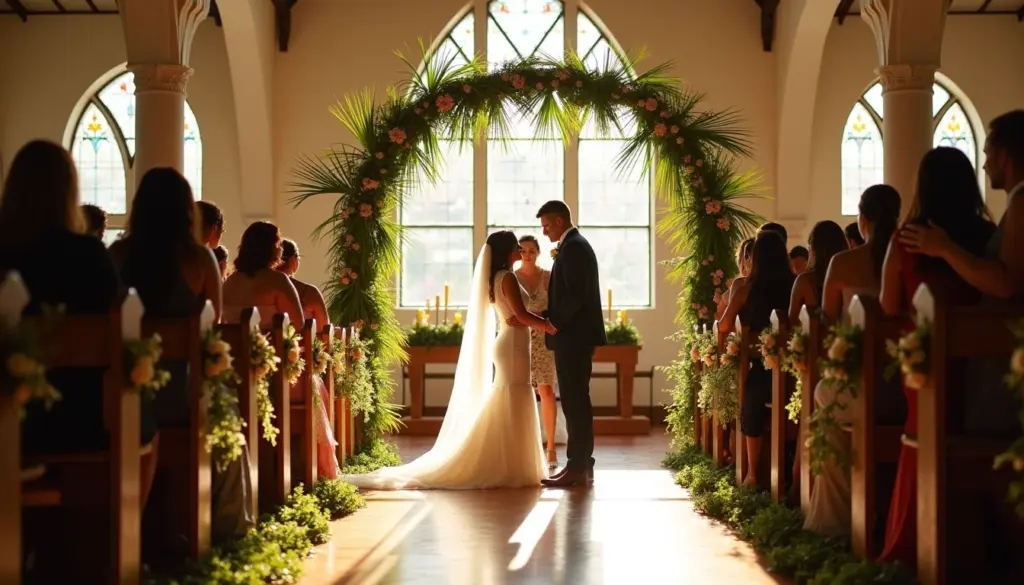 47 ideias de decoracao de igreja para casamento simples e barata