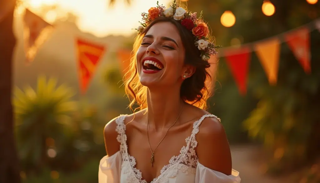 36 Ideias de Maquiagem Noiva Festa Junina que Equilibram Tema e Classe